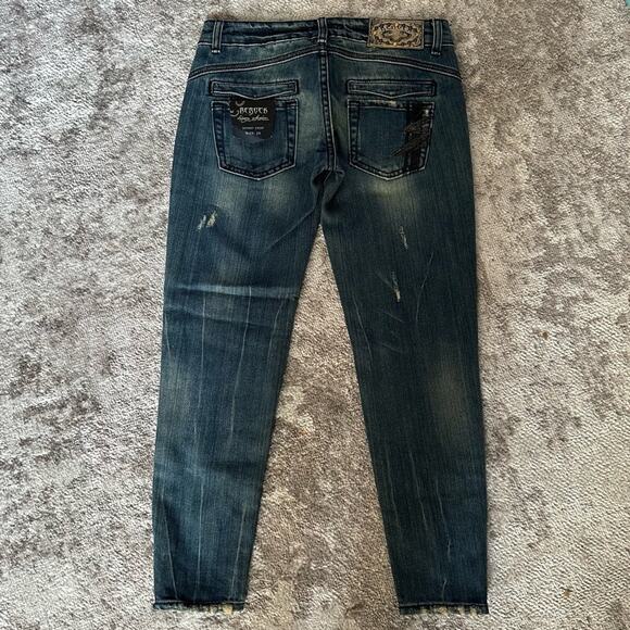 Rerock Skinny Crop Jeans NEW - Picture 5 of 6